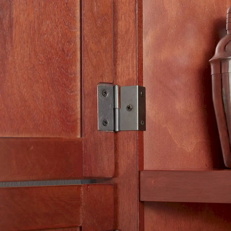 Armoire de cuisine d'angle à 4 niveaux de 183 cm avec 8 portes et étagères réglables