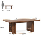 Bureau de direction de 160 cm avec rangement