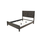 Lit Queen Size avec tête de lit en bois