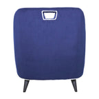 Fauteuil d'appoint bicolore moderne rembourré - 28 x 30 x 31