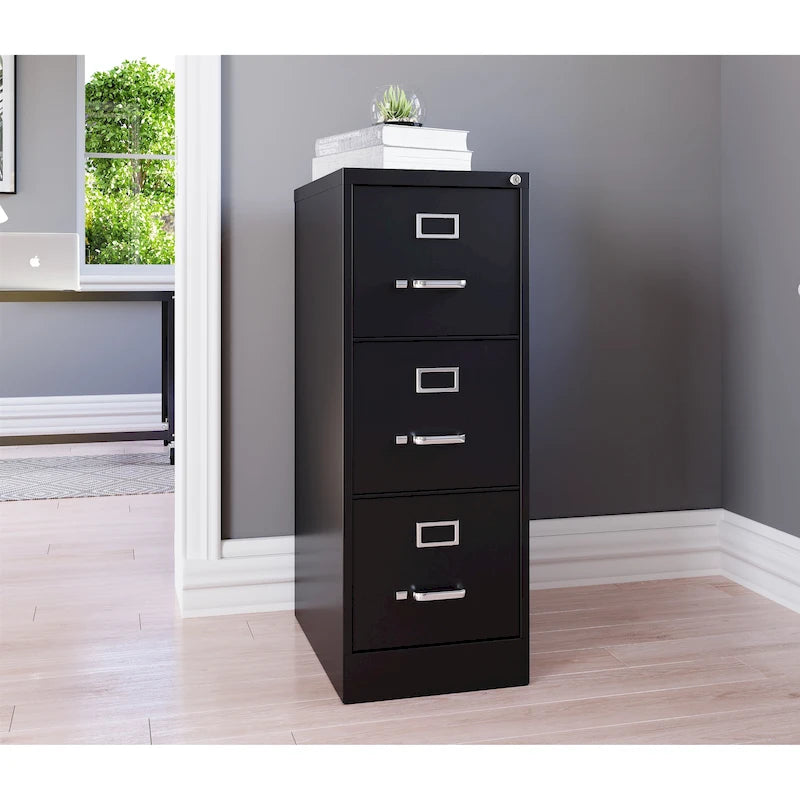 Classeur vertical de 3 tiroirs, largeur lettre, profondeur 56 cm