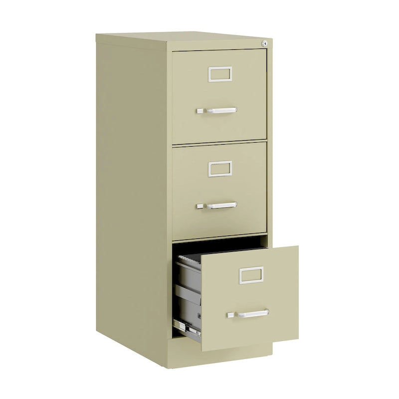 Classeur vertical de 3 tiroirs, largeur lettre, profondeur 56 cm