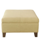 Pouffe de rangement carré de luxe de 71 cm
