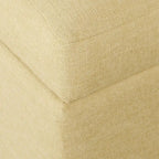 Pouffe de rangement carré de luxe de 71 cm