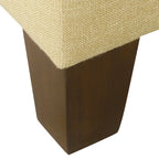 Pouffe de rangement carré de luxe de 71 cm