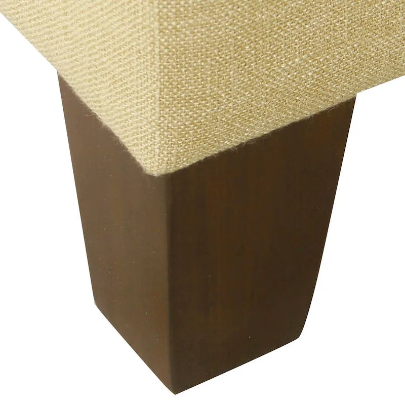 Pouffe de rangement carré de luxe de 71 cm