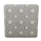 Pouffe de rangement carré de luxe de 71 cm