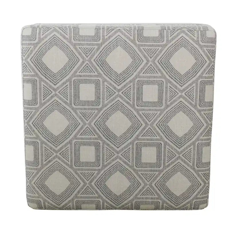 Pouffe de rangement carré de luxe de 71 cm