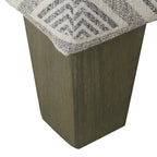Pouffe de rangement carré de luxe de 71 cm