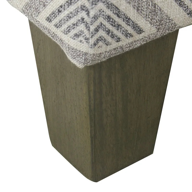 Pouffe de rangement carré de luxe de 71 cm