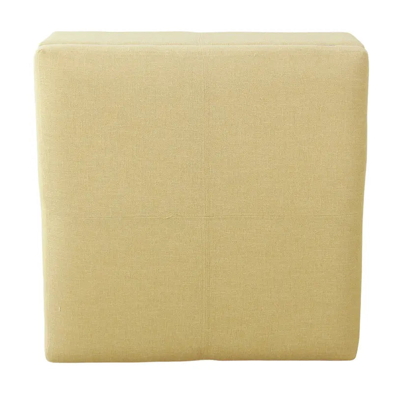 Pouffe de rangement carré de luxe de 71 cm