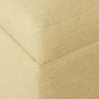 Pouffe de rangement carré de luxe de 71 cm