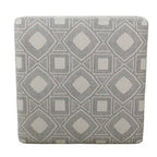 Pouffe de rangement carré de luxe de 71 cm