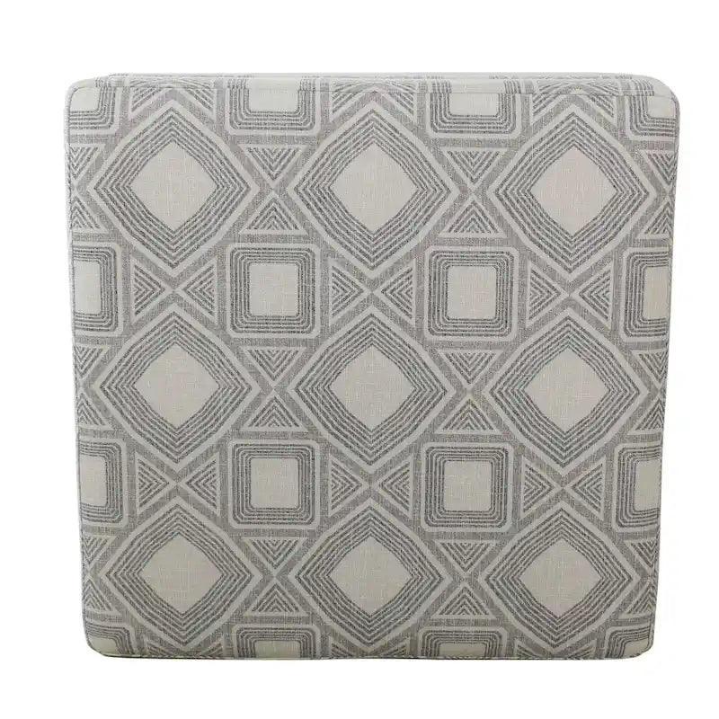 Pouffe de rangement carré de luxe de 71 cm