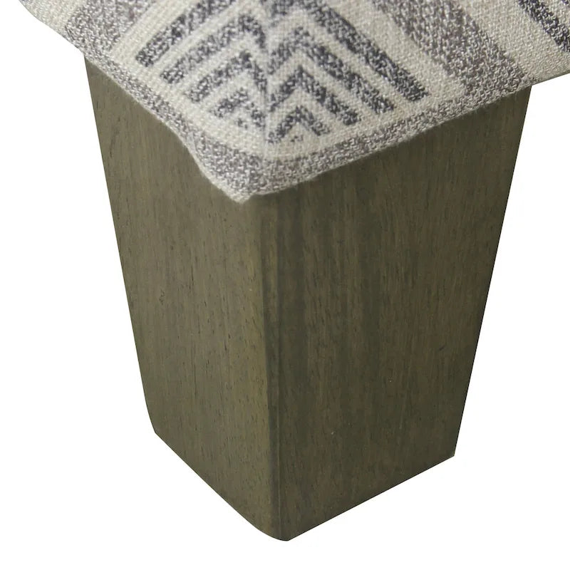 Pouffe de rangement carré de luxe de 71 cm