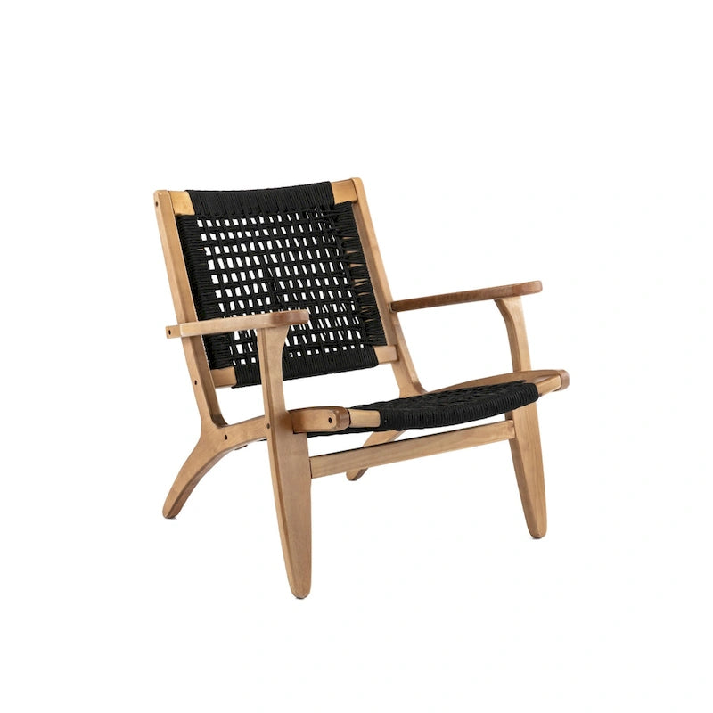 Fauteuil d'appoint en corde tressée