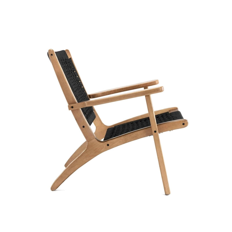 Fauteuil d'appoint en corde tressée