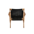 Fauteuil d'appoint en corde tressée
