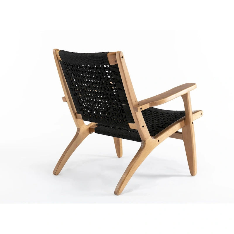 Fauteuil d'appoint en corde tressée