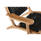 Fauteuil d'appoint en corde tressée