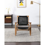 Fauteuil d'appoint en corde tressée