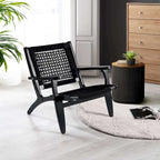 Fauteuil d'appoint en corde tressée