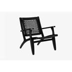 Fauteuil d'appoint en corde tressée