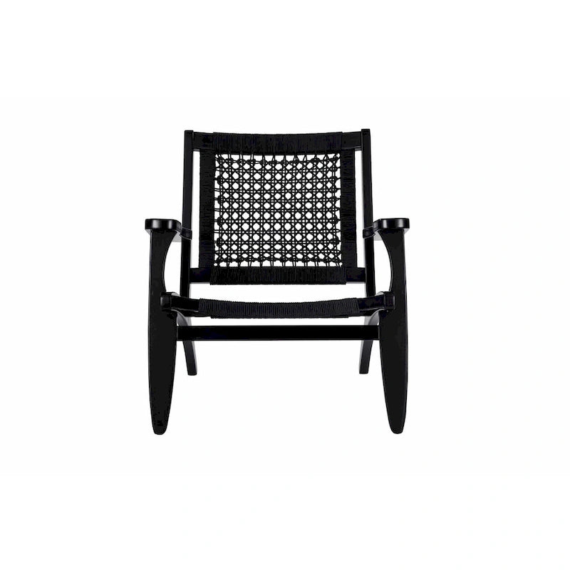 Fauteuil d'appoint en corde tressée