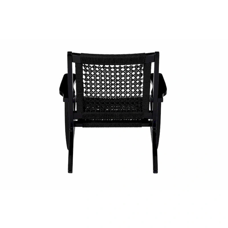 Fauteuil d'appoint en corde tressée