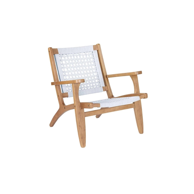Fauteuil d'appoint en corde tressée