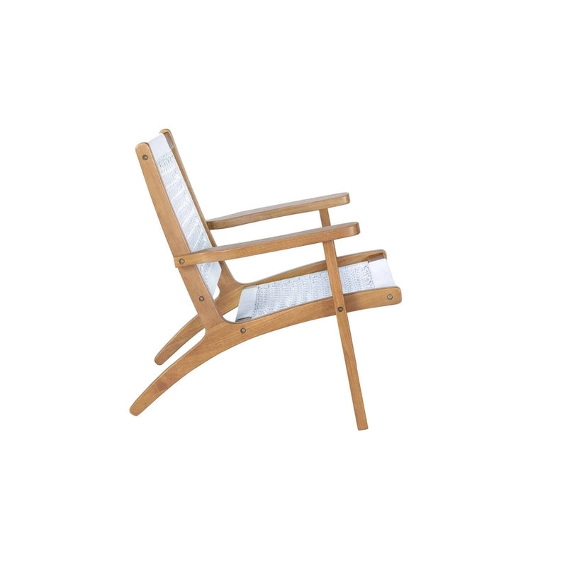 Fauteuil d'appoint en corde tressée