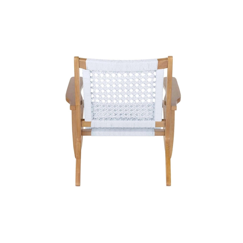 Fauteuil d'appoint en corde tressée