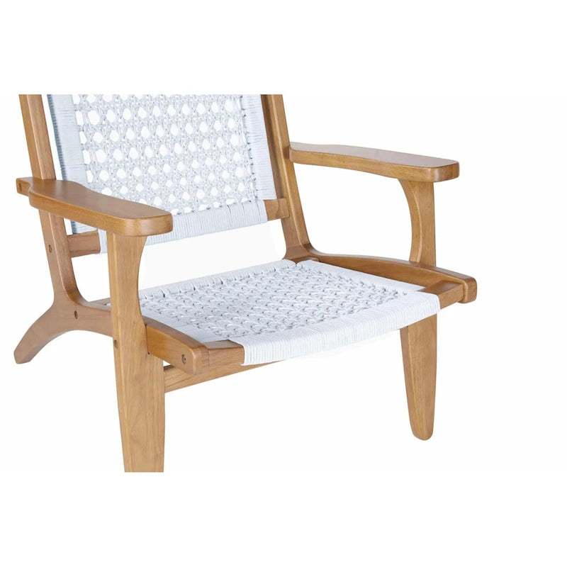 Fauteuil d'appoint en corde tressée