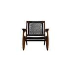Fauteuil d'appoint en corde tressée
