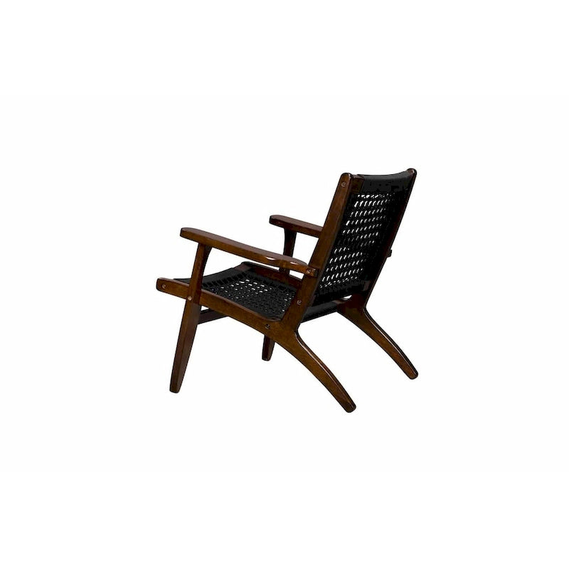 Fauteuil d'appoint en corde tressée