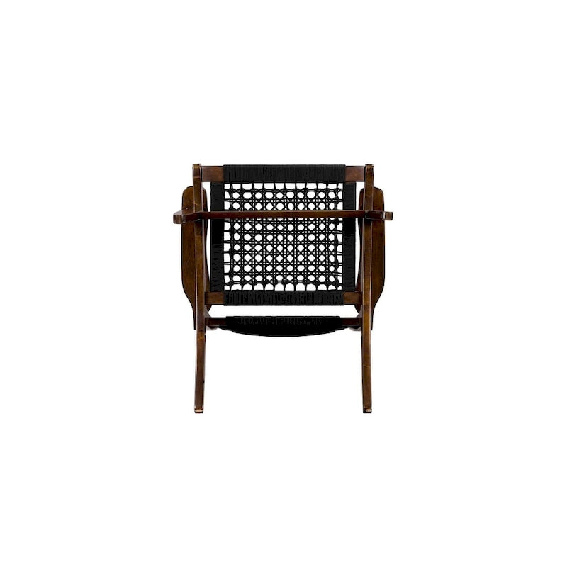 Fauteuil d'appoint en corde tressée