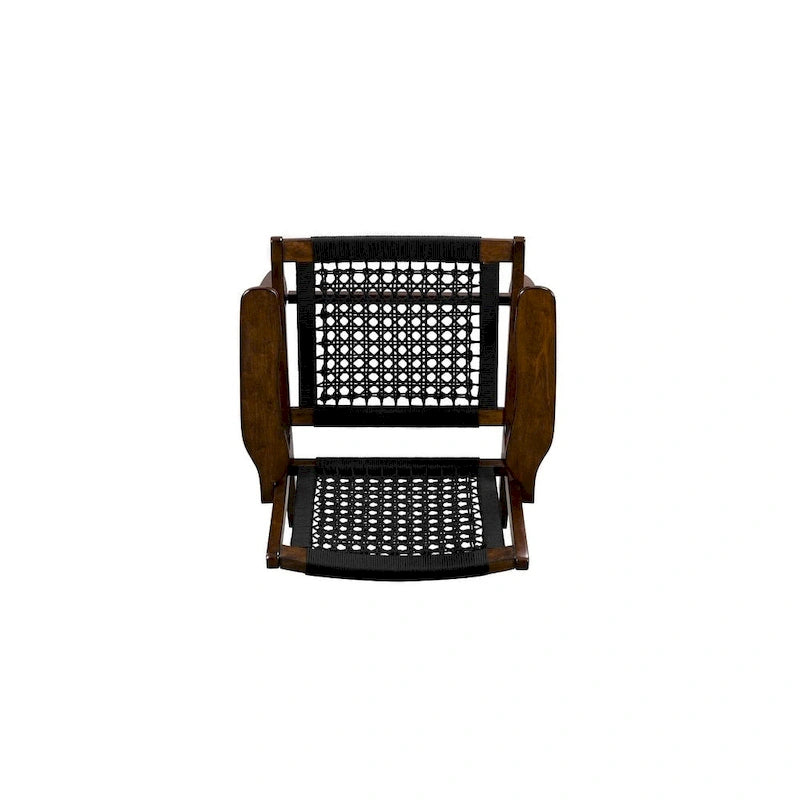 Fauteuil d'appoint en corde tressée