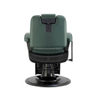 Fauteuil de barbier inclinable robuste, vert