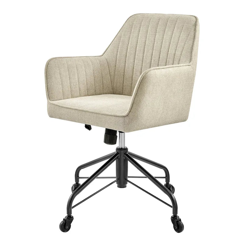Fauteuil de bureau pivotant en tissu