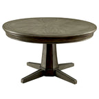 Table de jeu traditionnelle en bois massif gris