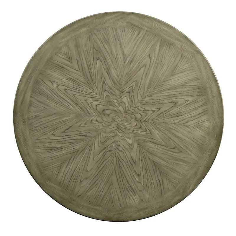 Table de jeu traditionnelle en bois massif gris
