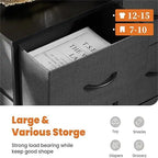 Commode à 8 tiroirs pour chambre à coucher – Organisateur de rangement pour placard avec plateau en bois
