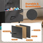 Commode à 8 tiroirs pour chambre à coucher – Organisateur de rangement pour placard avec plateau en bois