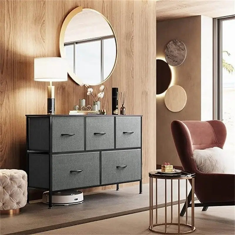 Commode de chambre à 5 tiroirs
