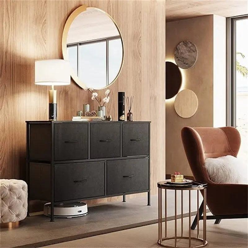 Commode de chambre à 5 tiroirs