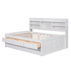 Lit de rangement en bois grandeur nature
