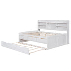 Lit de rangement en bois grandeur nature