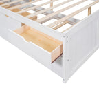 Lit de rangement en bois grandeur nature
