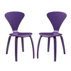 Chaises de salle à manger empilables (lot de 2)
