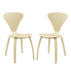 Chaises de salle à manger empilables (lot de 2)